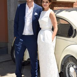 Marta Torné y Roger Gual el día de su boda