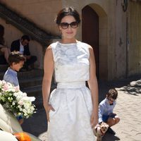 Marta Torné el día de su boda en Barcelona