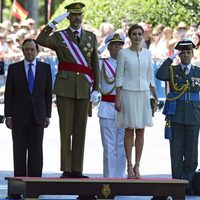 Los Reyes Felipe y Letizia en su primer Día de las Fuerzas Armadas como Reyes de España