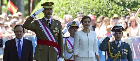Los Reyes Felipe y Letizia en su primer Día de las Fuerzas Armadas como Reyes de España