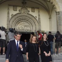 Pedro López Quesada y Cristina de Borbón-Dos Sicilias en el funeral de Kardam de Bulgaria