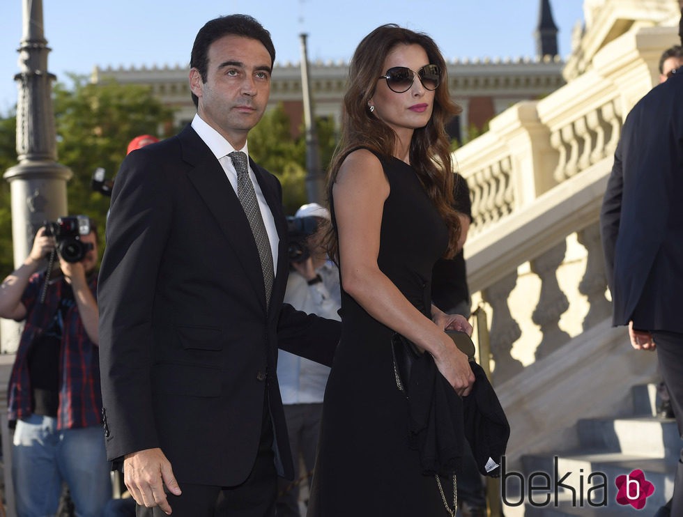 Enrique Ponce y Paloma Cuevas en el funeral de Kardam de Bulgaria