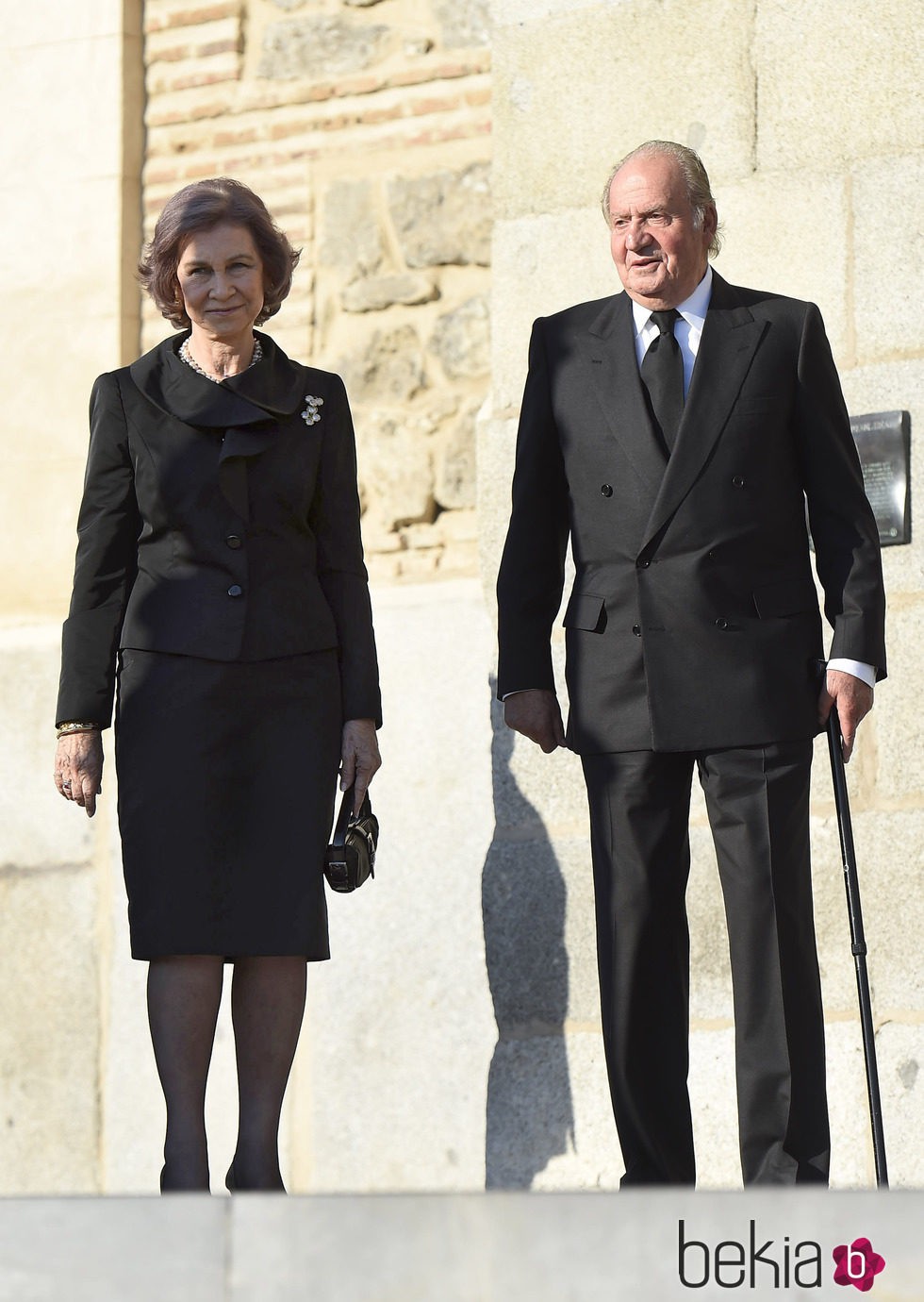 Los Reyes Juan Carlos y Sofía en el funeral de Kardam de Bulgaria