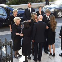 La Familia Real Holandesa con la Familia Real Búlgara en el funeral de Kardam de Bulgaria