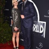 Anna Faris y Chris Pratt en el estreno de 'Jurassic World' en Los Angeles