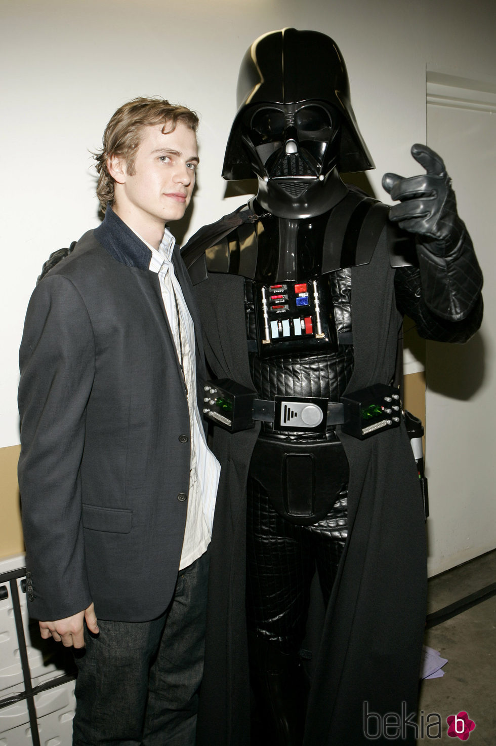 Hayden Christensen y Darth Vader en los Nickelodeon Kids Choice Awards 2005