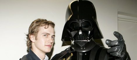 Hayden Christensen y Darth Vader en los Nickelodeon Kids Choice Awards 2005