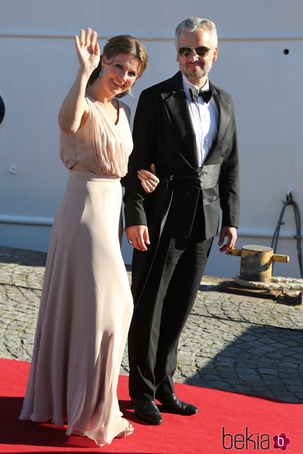 Marta Luisa de Noruega y Ari Behn en la cena de gala previa a la boda de Carlos Felipe de Suecia y Sofia Hellqvist
