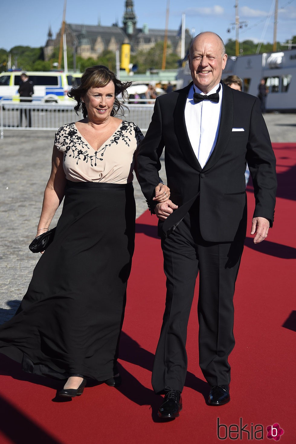 Erik y Marie Hellqvist en la cena de gala previa a la boda de Carlos Felipe de Suecia y Sofia Hellqvist