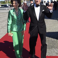 Carlos Gustavo y Silvia de Suecia en la cena de gala previa a la boda de Carlos Felipe de Suecia y Sofia Hellqvist