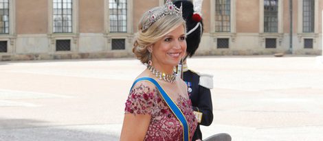 Máxima de Holanda en la boda de Carlos Felipe de Suecia y Sofia Hellqvist