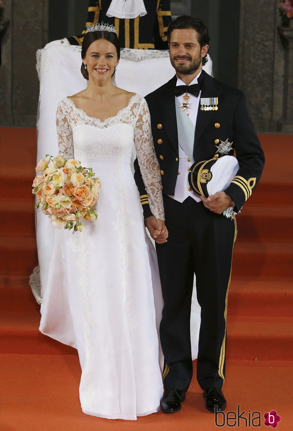 Carlos Felipe de Suecia y Sofia Hellqvist el día de su boda