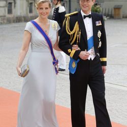 Los Condes de Wessex en la boda de Carlos Felipe de Suecia y Sofia Hellqvist