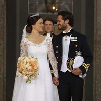 Carlos Felipe de Suecia y Sofia Hellqvist, muy enamorados tras su boda