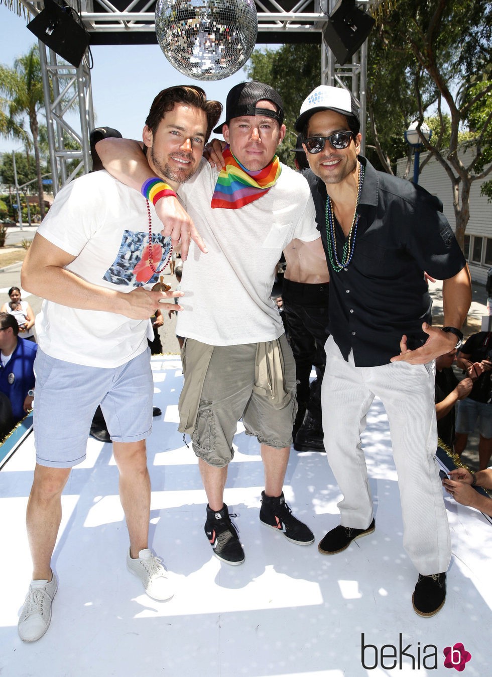 Channing Tatum y Matt Bomer revolucionan el desfile del Orgullo Gay en Los Ángeles