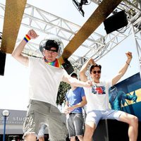 Channing Tatum y Matt Bomer promocionan 'Magic Mike XXL' bailando el día del Orgullo en Los Ángeles