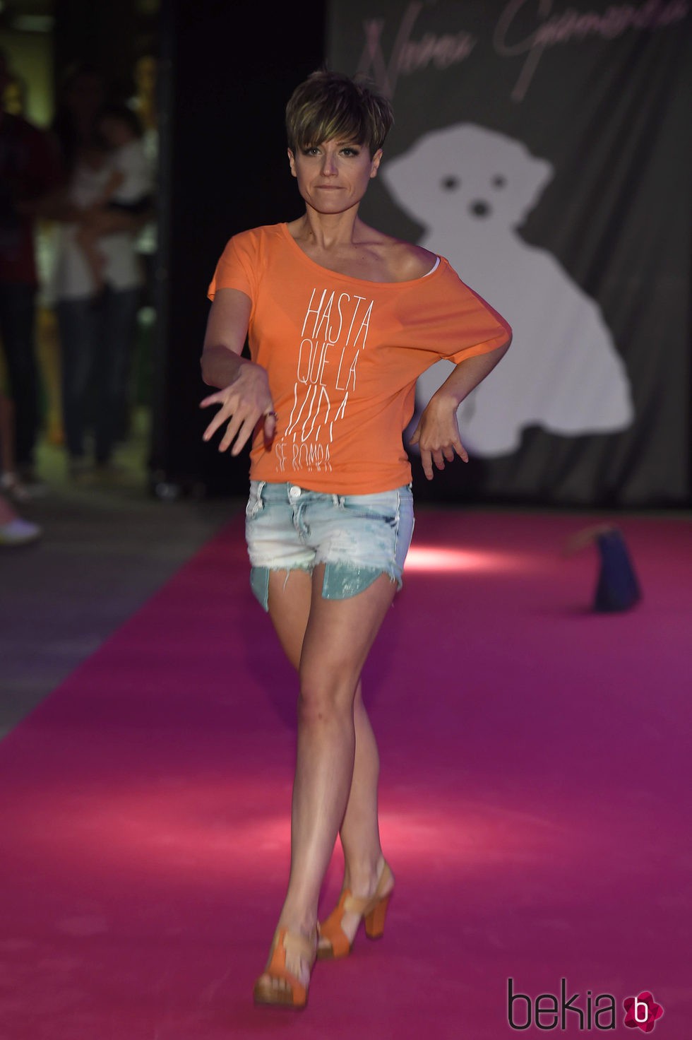 Sara Escudero en la celebración del primer aniversario de la firma de moda 'By Nerea'