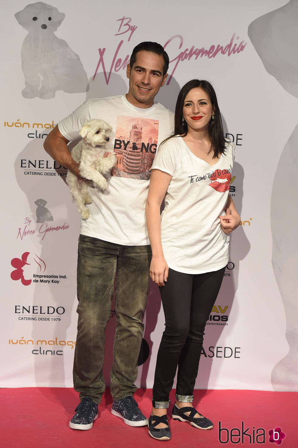 Alejandro Tous y Ruth Nuñez en la celebración del primer aniversario de la firma de moda 'By Nerea'