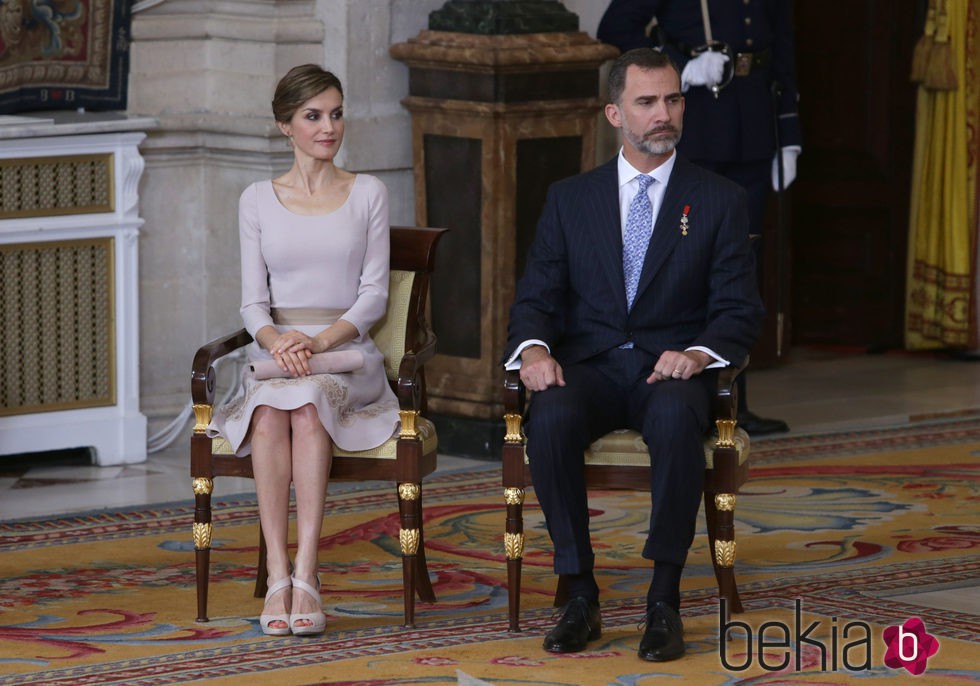 Los Reyes Felipe y Letizia en la entrega de las Medallas al Mérito Civil 2015