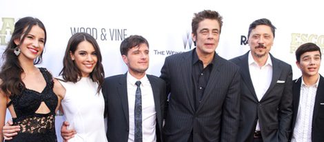 El elenco de 'Escobar: Paraíso Perdido' en la premiere de la película en Los Angeles
