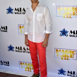 Matt Bomer en el Paseo de la Fama de Miami