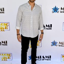 Adam Rodriguez en el Paseo de la Fama de Miami
