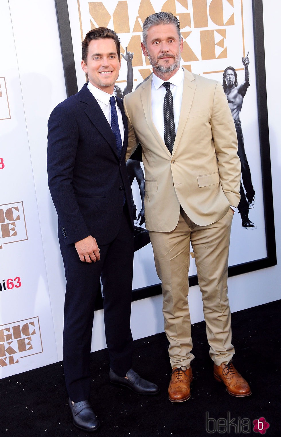 Matt Bomer y Simon Halls en la premiere de 'Magic Mike XXL' en Los Angeles