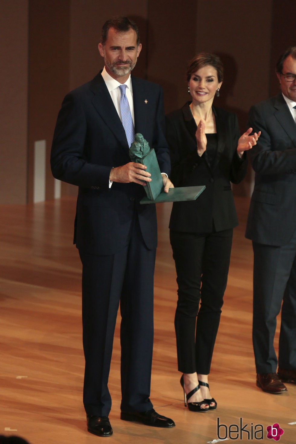 Los Reyes Felipe y Letizia en los Premios Princesa de Girona 2015