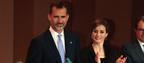 Los Reyes Felipe y Letizia en los Premios Princesa de Girona 2015