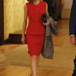 La Reina Letizia en la Embajada de España en México