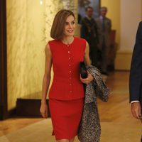 La Reina Letizia en la Embajada de España en México