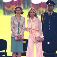 La Reina Letizia con Angélica Rivera en su Viaje de Estado a México