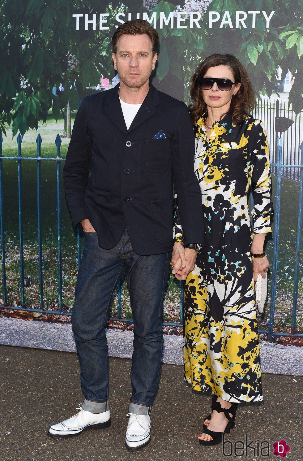 Ewan McGregor y su mujer en la fiesta de verano de The Serpentine Gallery