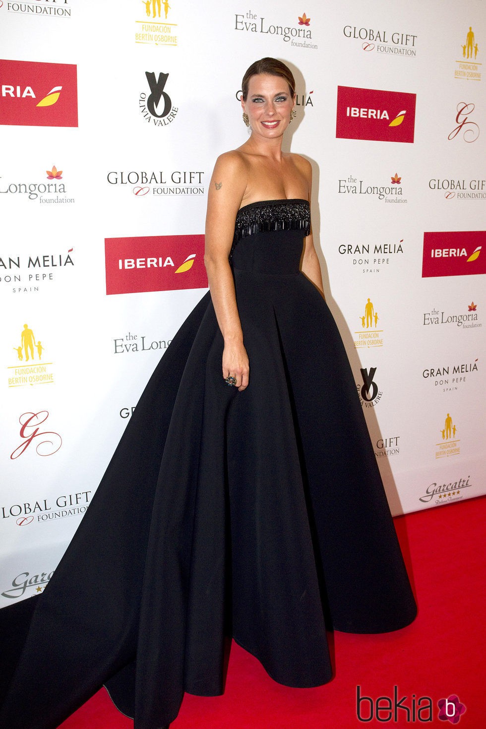 Alejandra Osborne en la alfombra roja de los Global Gift 2015