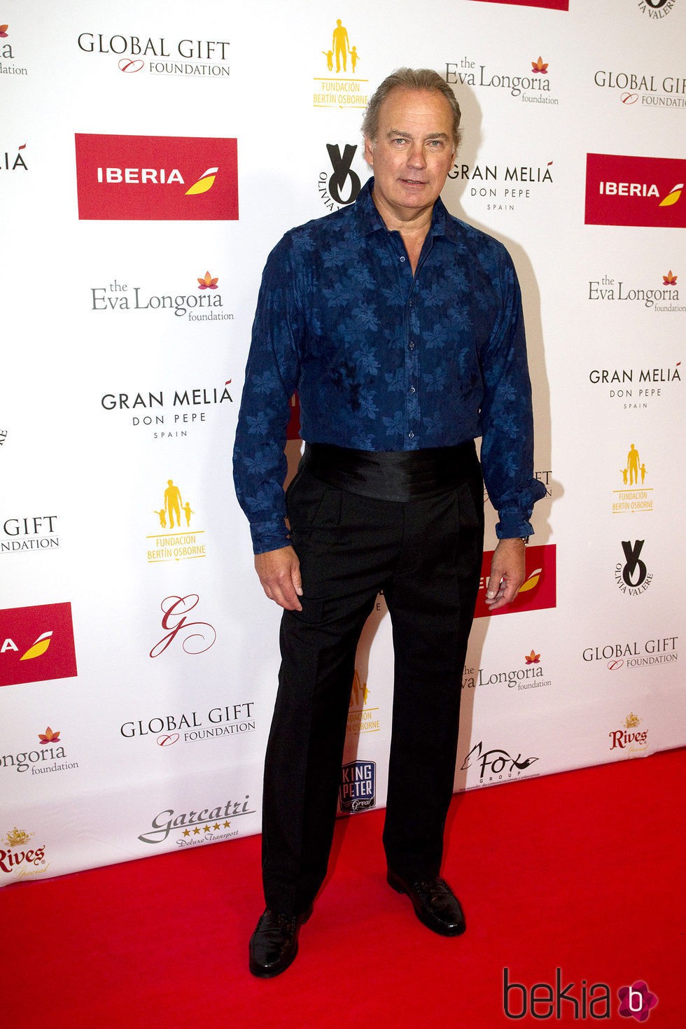 Bertín Osborne en la alfombra roja de los Global Gift 2015
