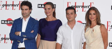 Pepe Rodríguez, Samantha Vallejo-Nágera y Carlos de 'MasterChef' en los Premios Elle Gourmet