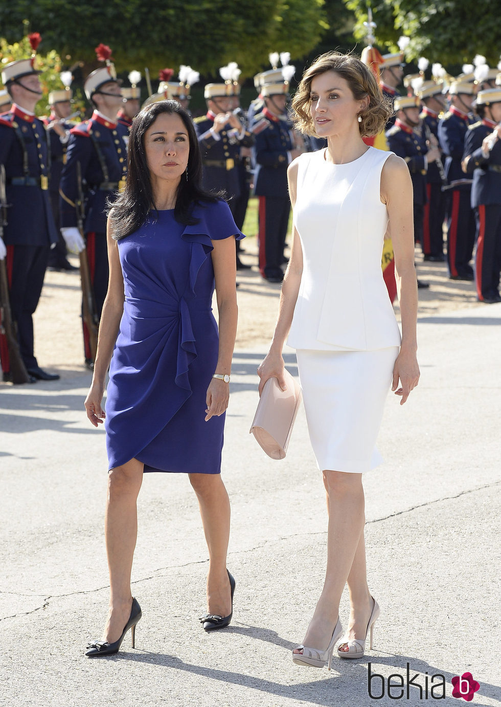 La Reina Letizia con la Primera Dama de Perú en Madrid