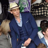 Tom Hiddleston en Wimbledon 2015