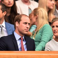 El Príncipe Guillermo y la Condesa de Wessex en Wimbledon 2015