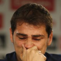 Iker Casillas se emociona en su despedida del Real Madrid
