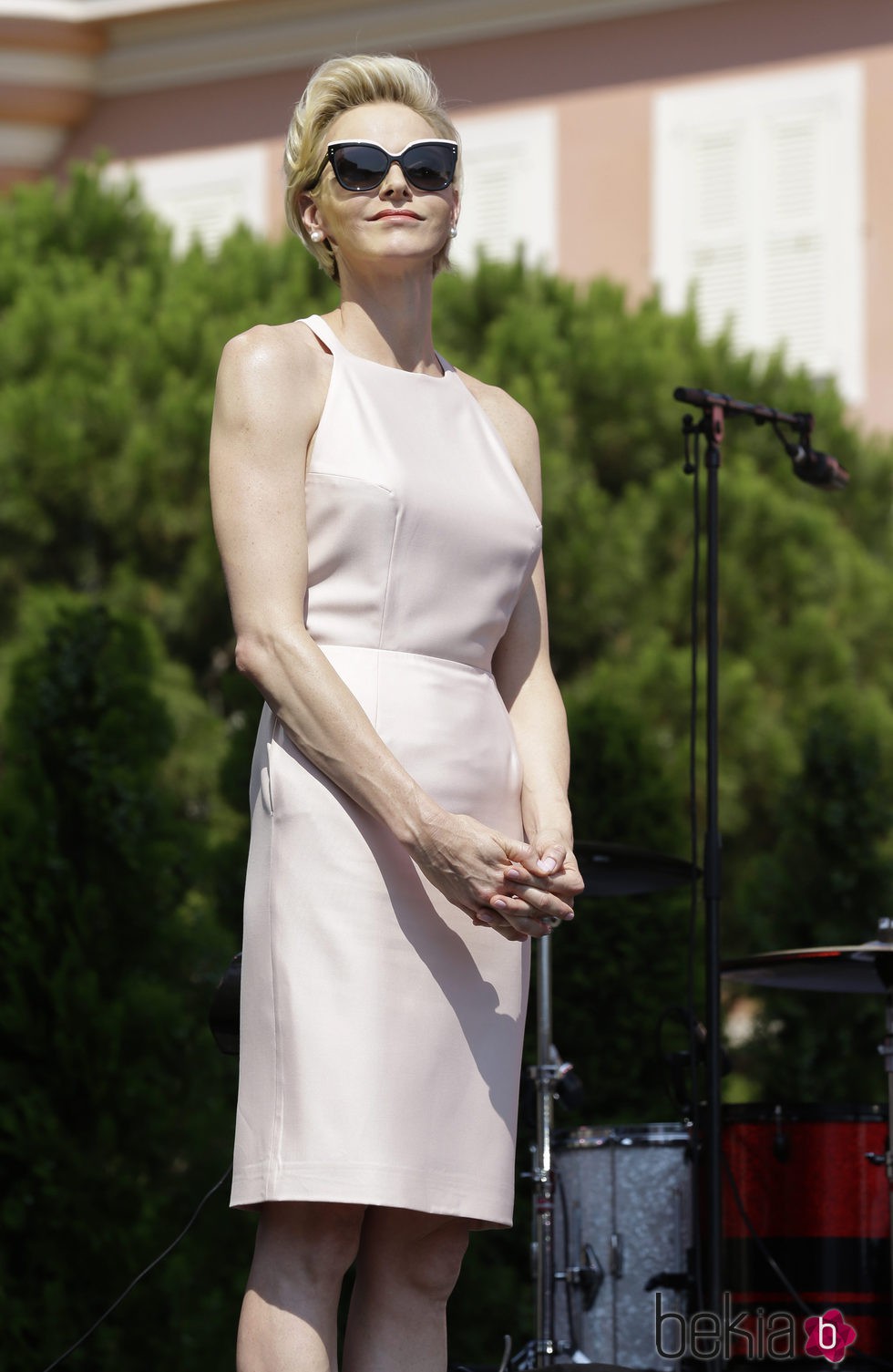 La Princesa Charlene de Mónaco en el 10 Aniversario de la ascensión al trono de Alberto II