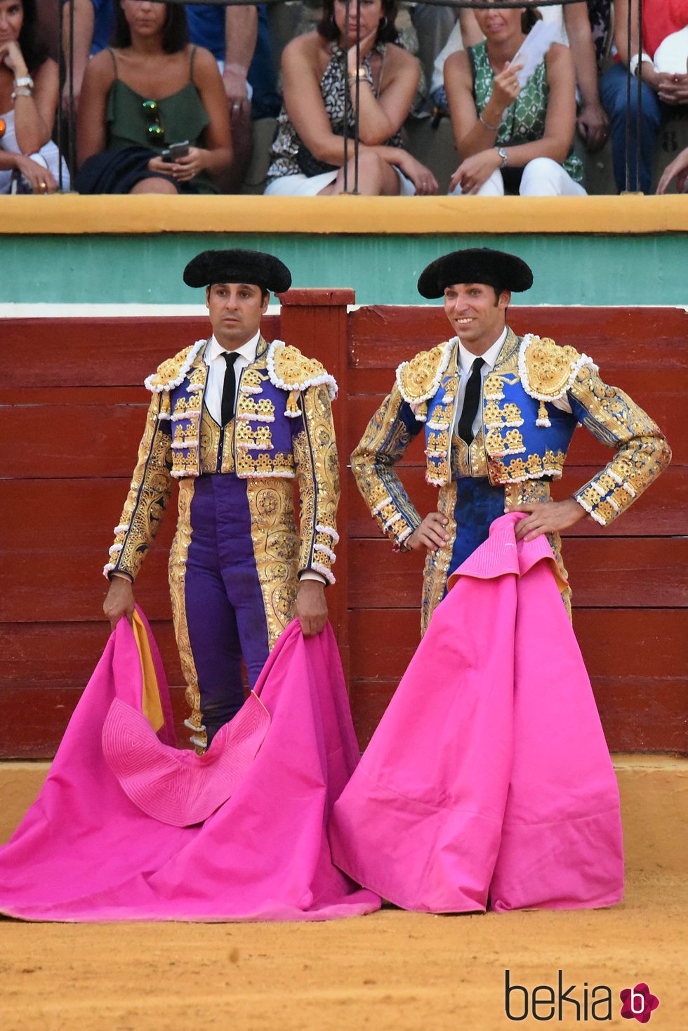 Fran Rivera y su hermano Cayetano en una corrida de toros en Estepona