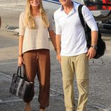 Nicole Kimpel y Antonio Banderas llegan a Ischia para asistir a su festival de cine