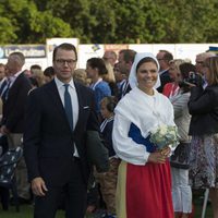 Victoria y Daniel de Suecia en la celebración del 38 cumpleaños de Victoria de Suecia