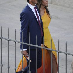Ana Boyer y Fernando Verdasco en la boda de Alba Carrillo y Feliciano López