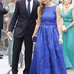 David Ferrer y Marta Tornel en la boda de Alba Carrillo y Feliciano López