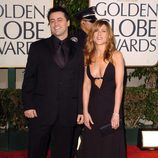 Matt LeBlanc y Jennifer Aniston en los Globos de Oro 2004