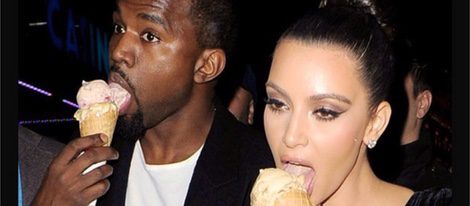 Kim Kardashian celebra el día nacional del helado