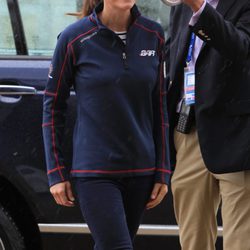 Kate Middleton en una competición de vela en Portsmouth