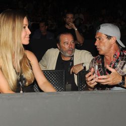 Antonio Banderas y Nicole Kimpel en el concierto de Lionel Richie en el Festival Starlite 2015